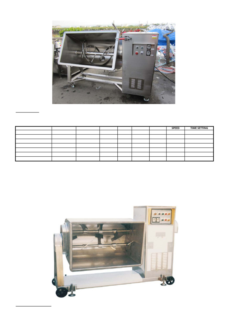 Spec Mixer | PDF | Manufactured Goods
