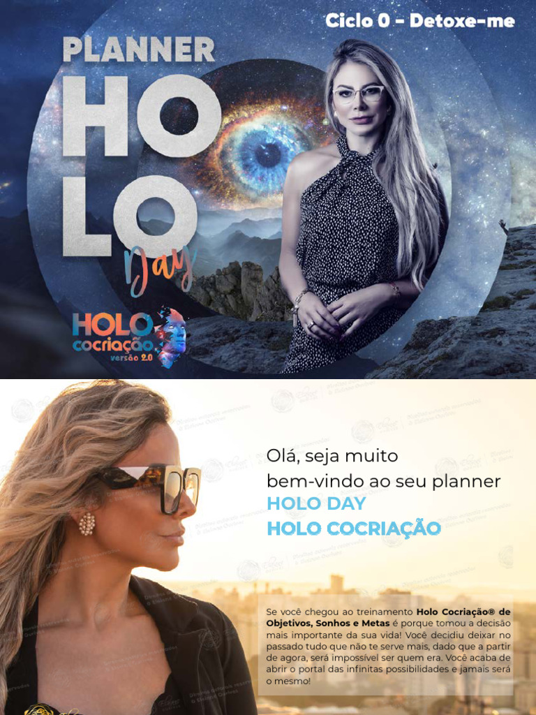 Planner Holo Day Ciclo 0 - 24 | PDF | Pensamento | Realidade