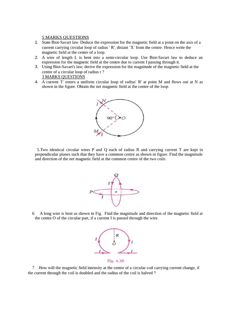 5 Marks Question Guidelines | PDF