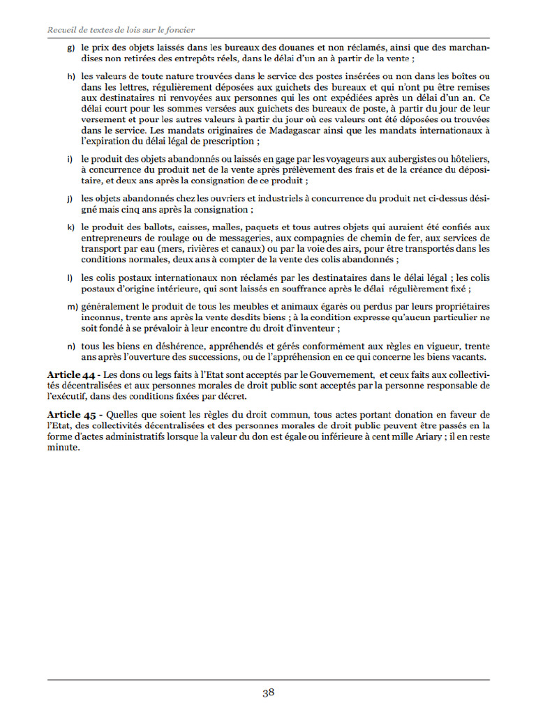 Textes Fonciers À Imprimer | PDF