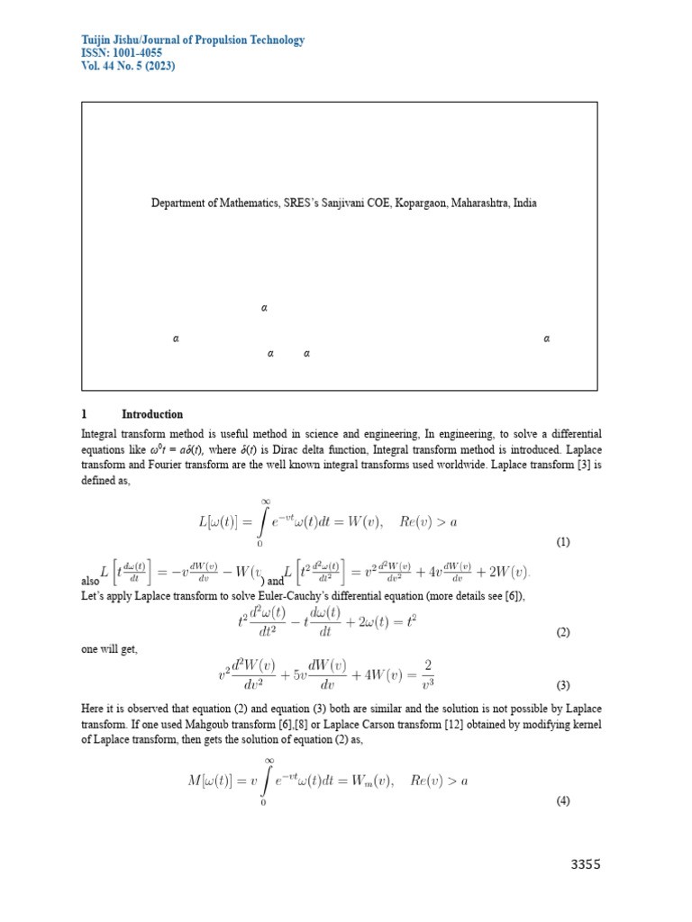 Fractional Differential Equations via Laplace-Carson Transform | PDF ...