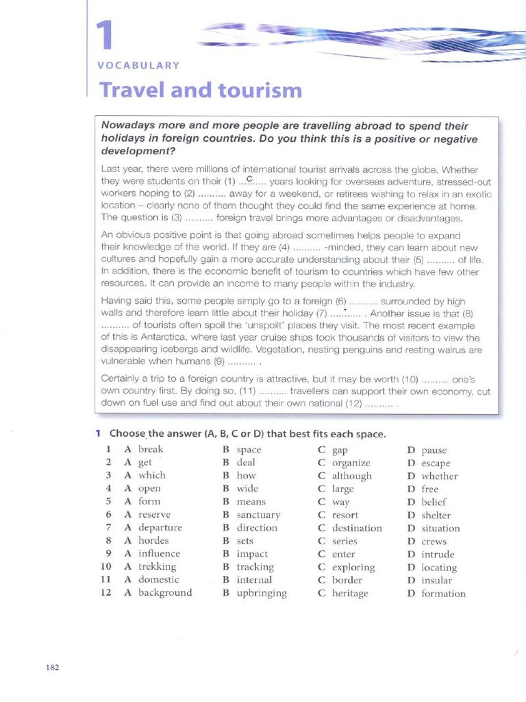 Vocabulary For IELTS | PDF
