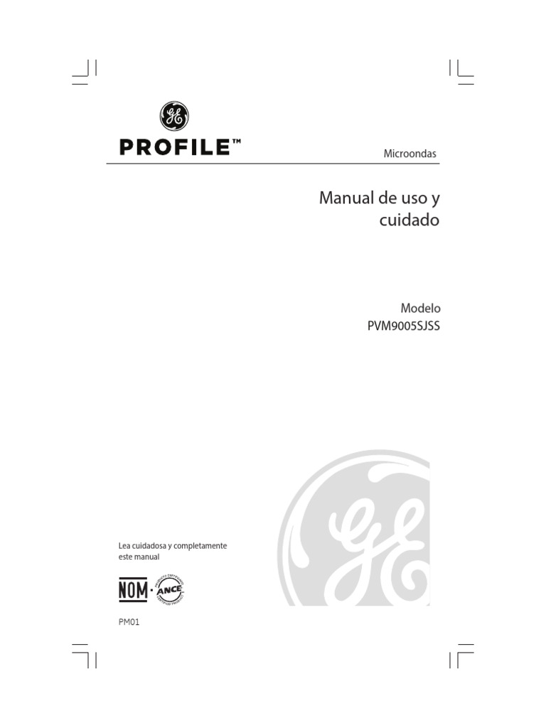 Manual de Uso Microondas PVM9005SJSS | PDF | Hirviendo | Enchufes y ...