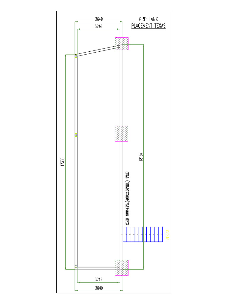 GRP Tank Placement Area - Texas - Rev-0 SNX 21-01-2025. | PDF
