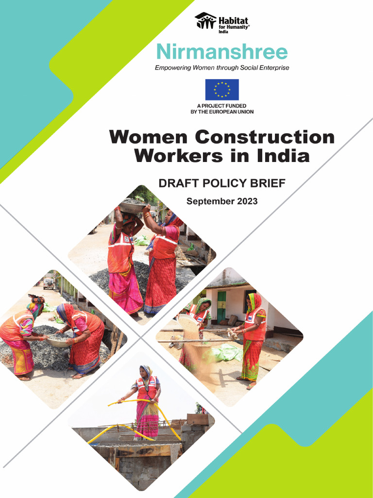 Women in India's Construction Sector | PDF | Employment | Labour Economics