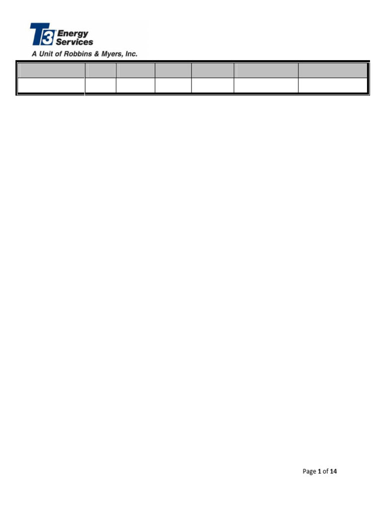T3 Model 6012 BOP Replacement Parts Guide | PDF | Mechanical Engineering