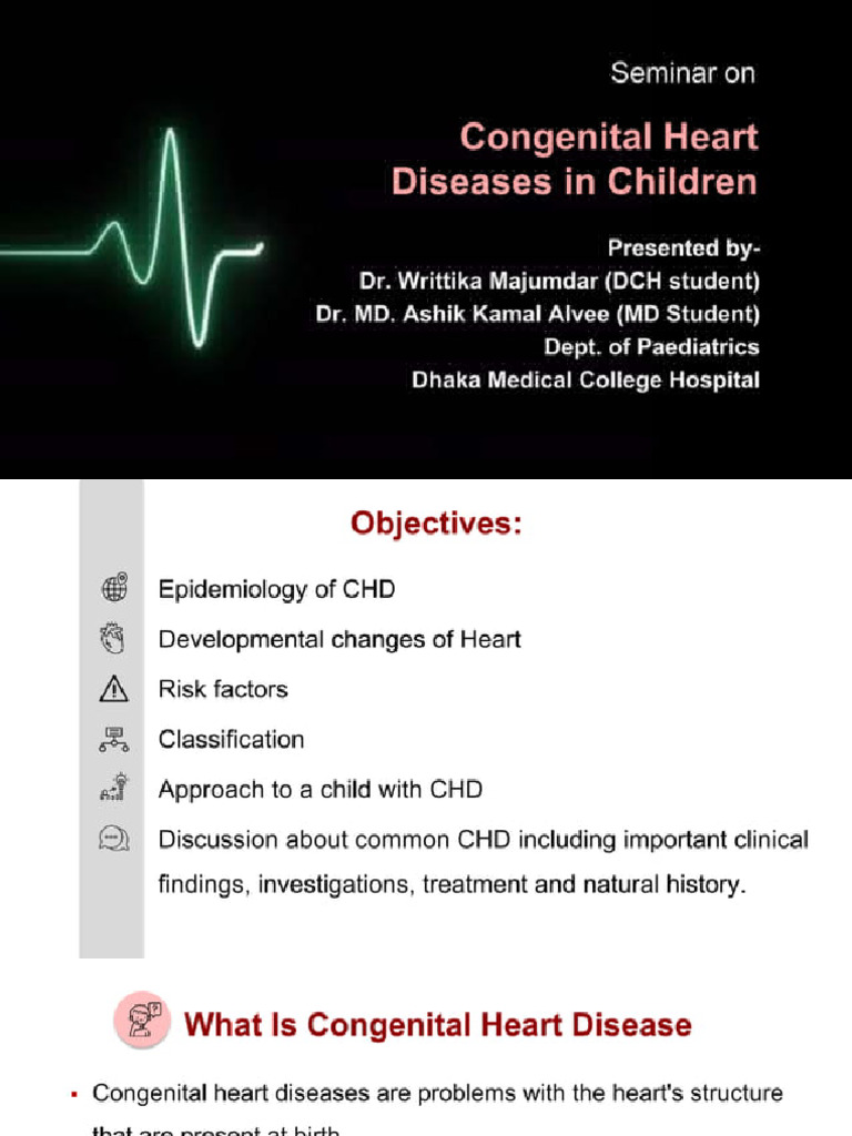 Congenital Heart Diseases in Children | PDF