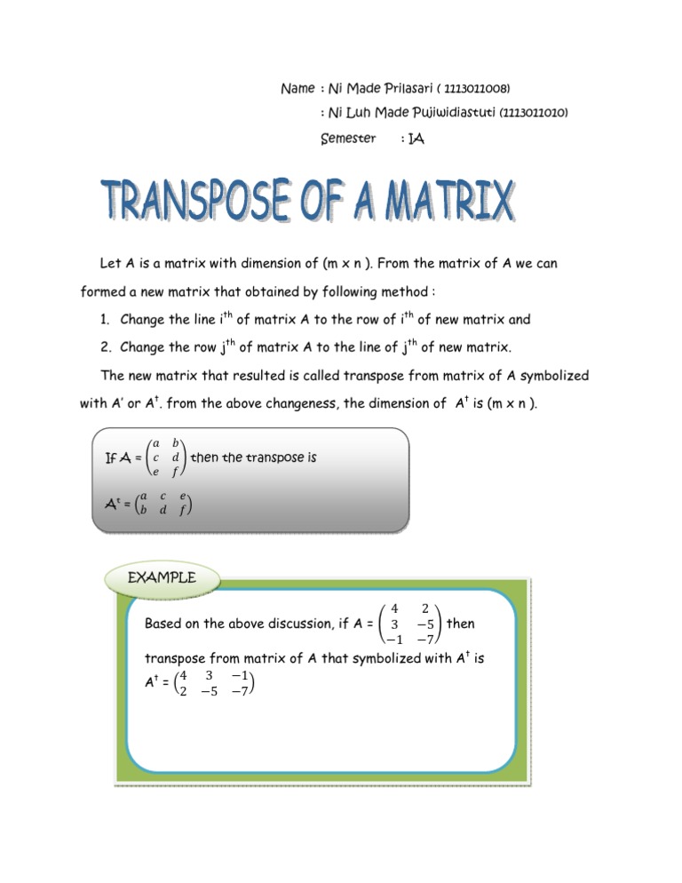 Luh Matrix Overview | PDF | Computers