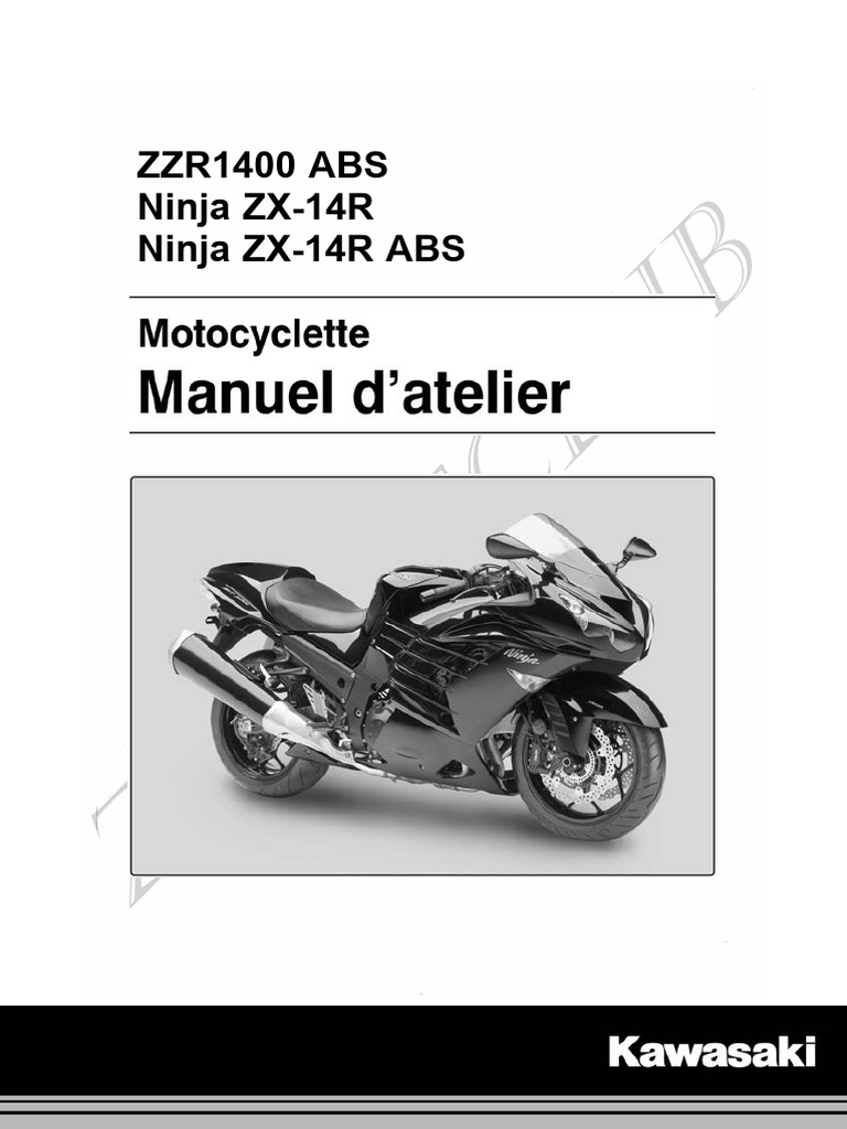 れもん Manuel D'atelier ZZR 1400 Phase2 en Français | PDF | Vis de