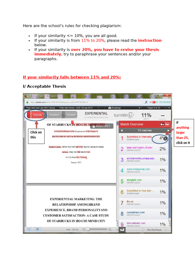 Plagiarism Check Guidelines | PDF