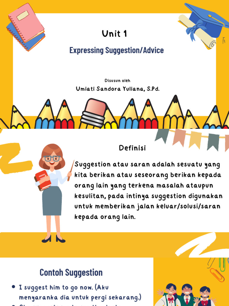 Memahami Ekspresi Saran dan Nasihat | PDF