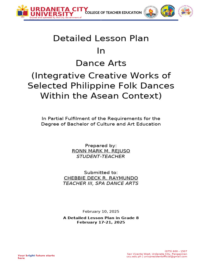 SPA DANCE 9-10 WEEK 2 DLP REVISED | PDF | Dances | Teachers