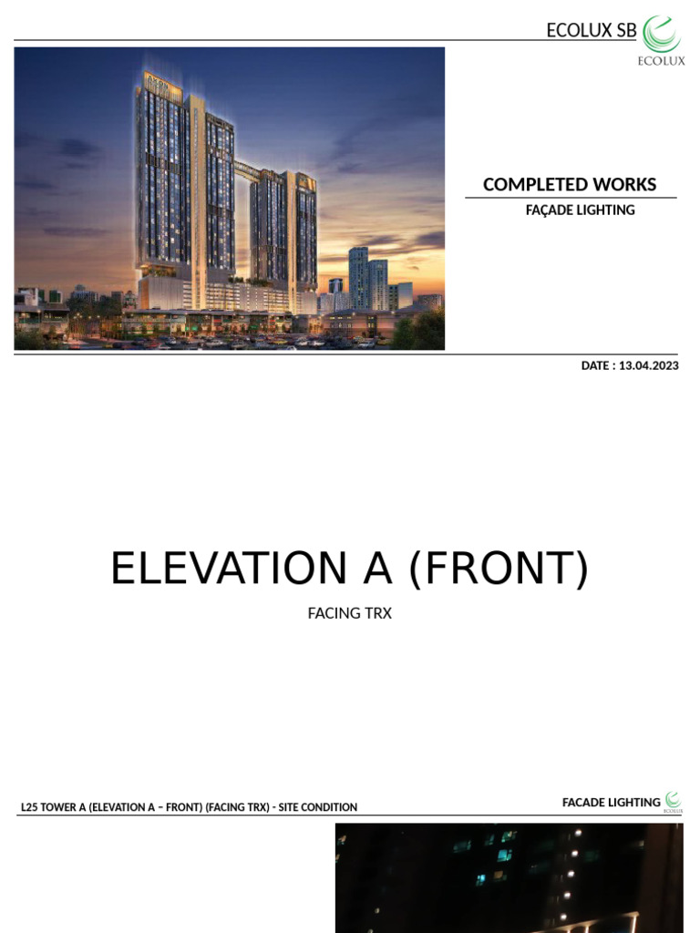 Facade Lighting Project Overview | PDF