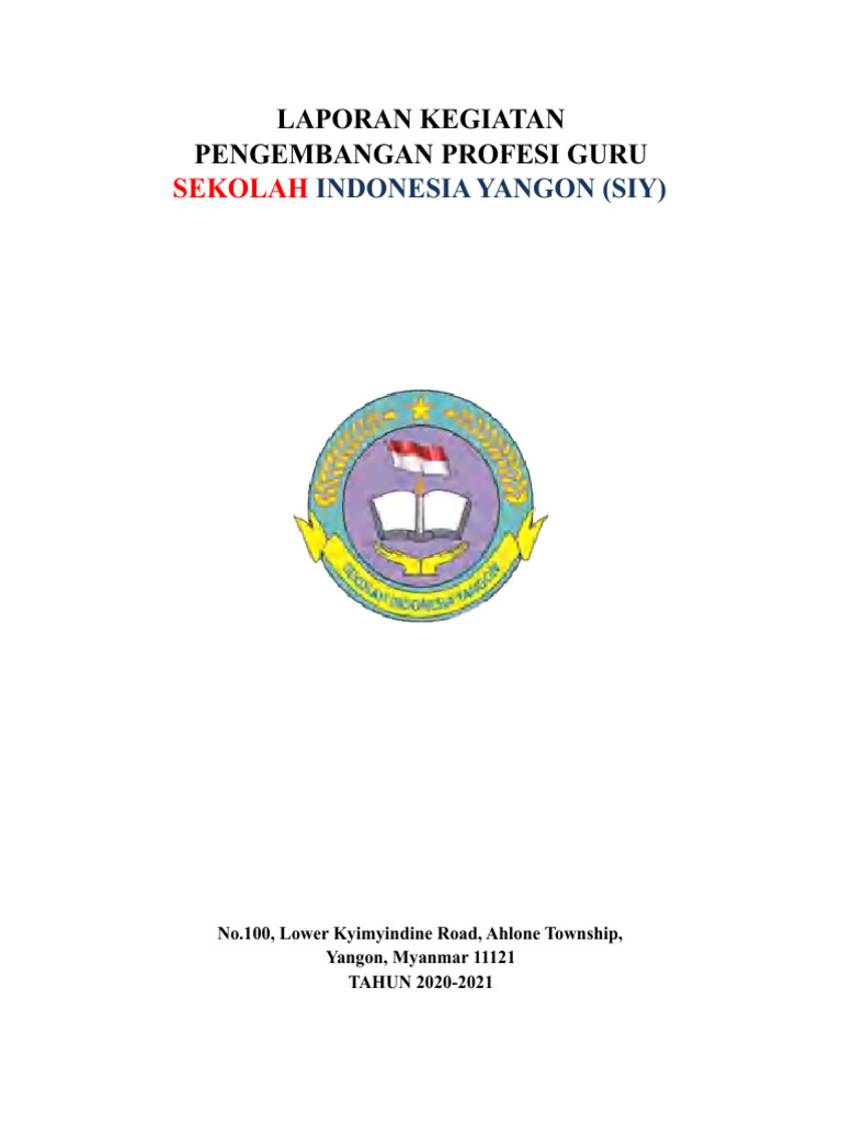Laporan Kegiatan Pengembangan Guru SIY | PDF