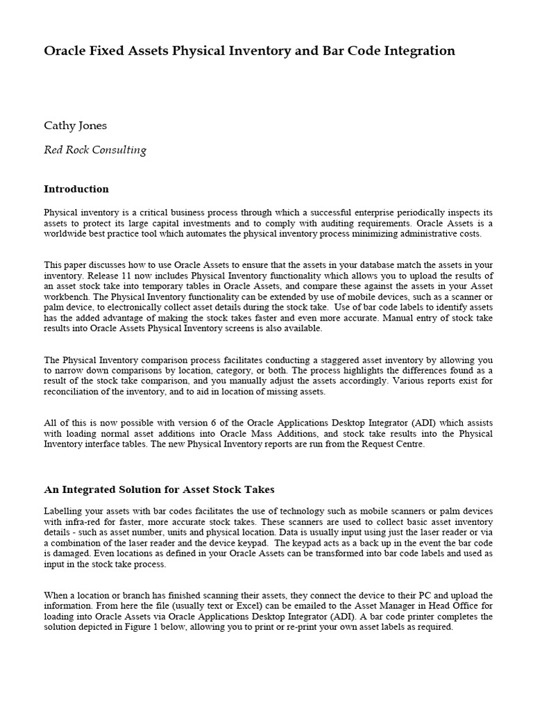 ABCDEF | PDF | Barcode | Inventory