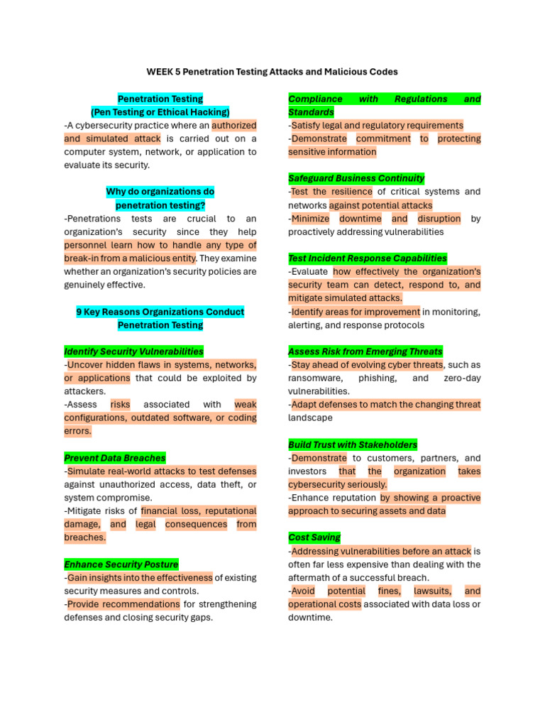 Penetration Testing: Key Benefits & Methods | PDF | Security | Computer ...