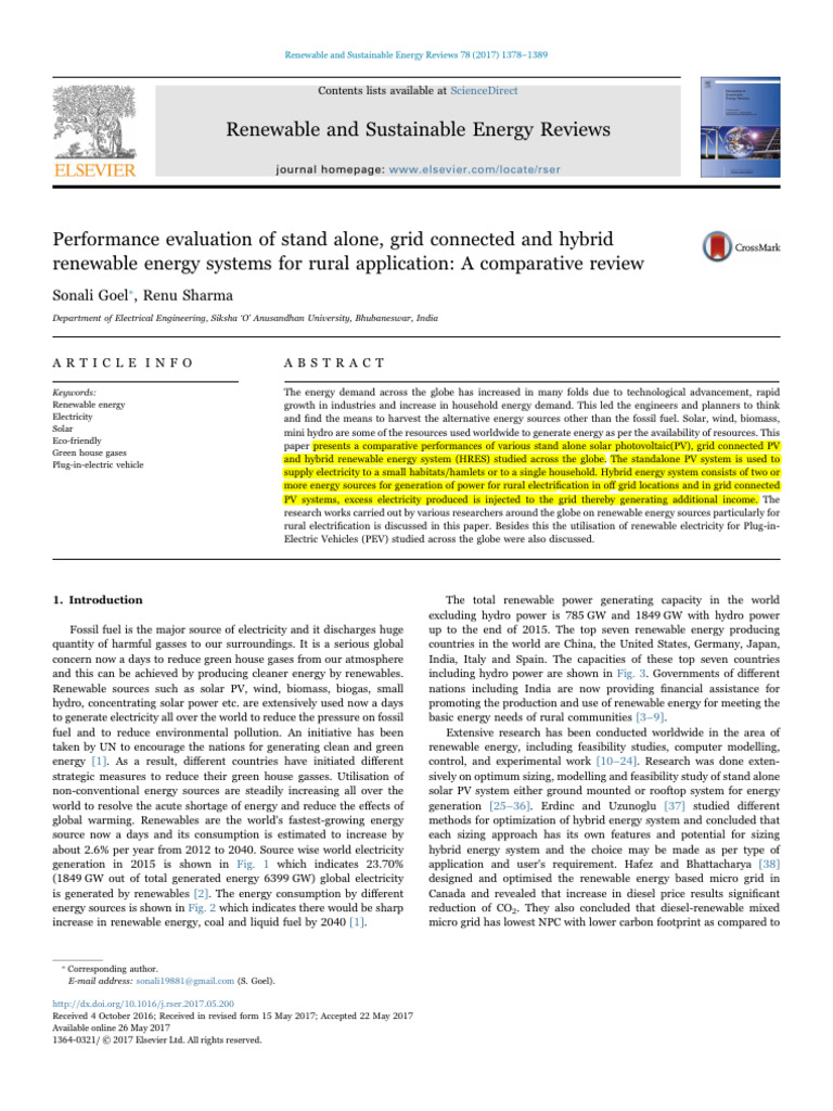 2.4. Performance Evaluation of | PDF | Photovoltaic System | Photovoltaics