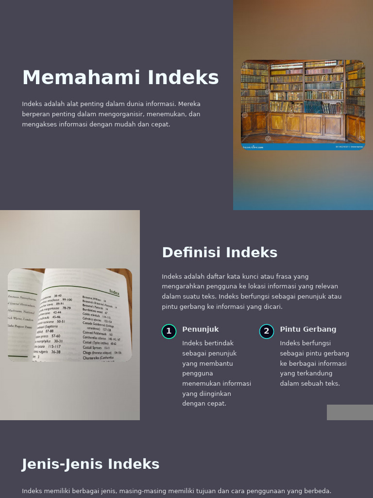 Pentingnya Indeks dalam Informasi | PDF