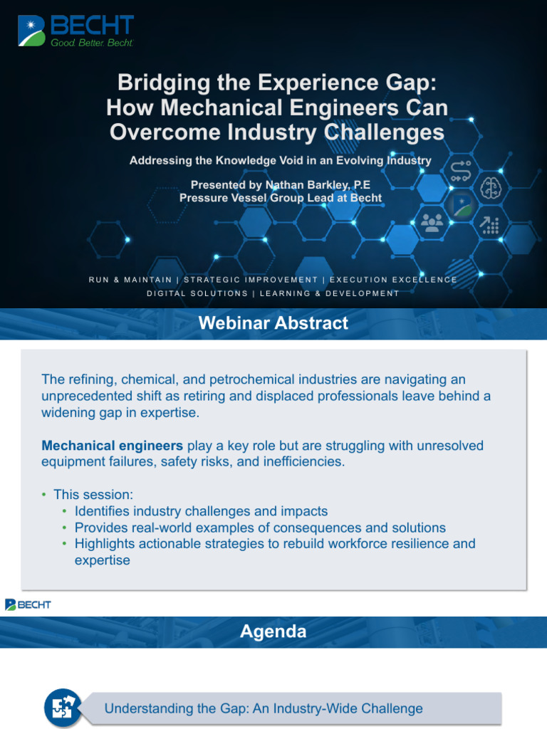 Slides - Bridging The Experience Gap - How Mechanical Engineers Can ...