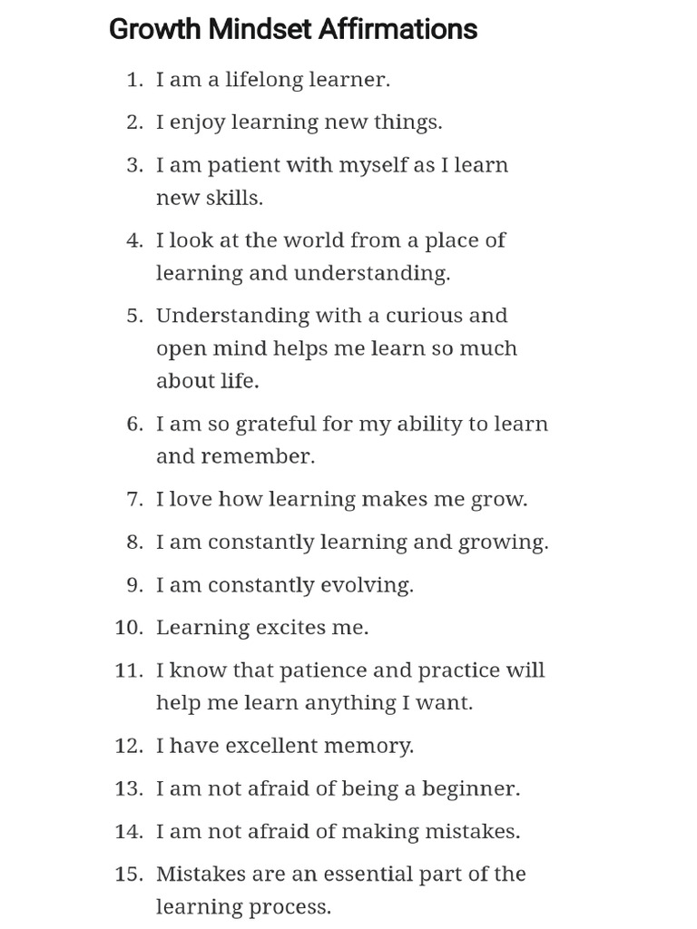 Affirmation | PDF