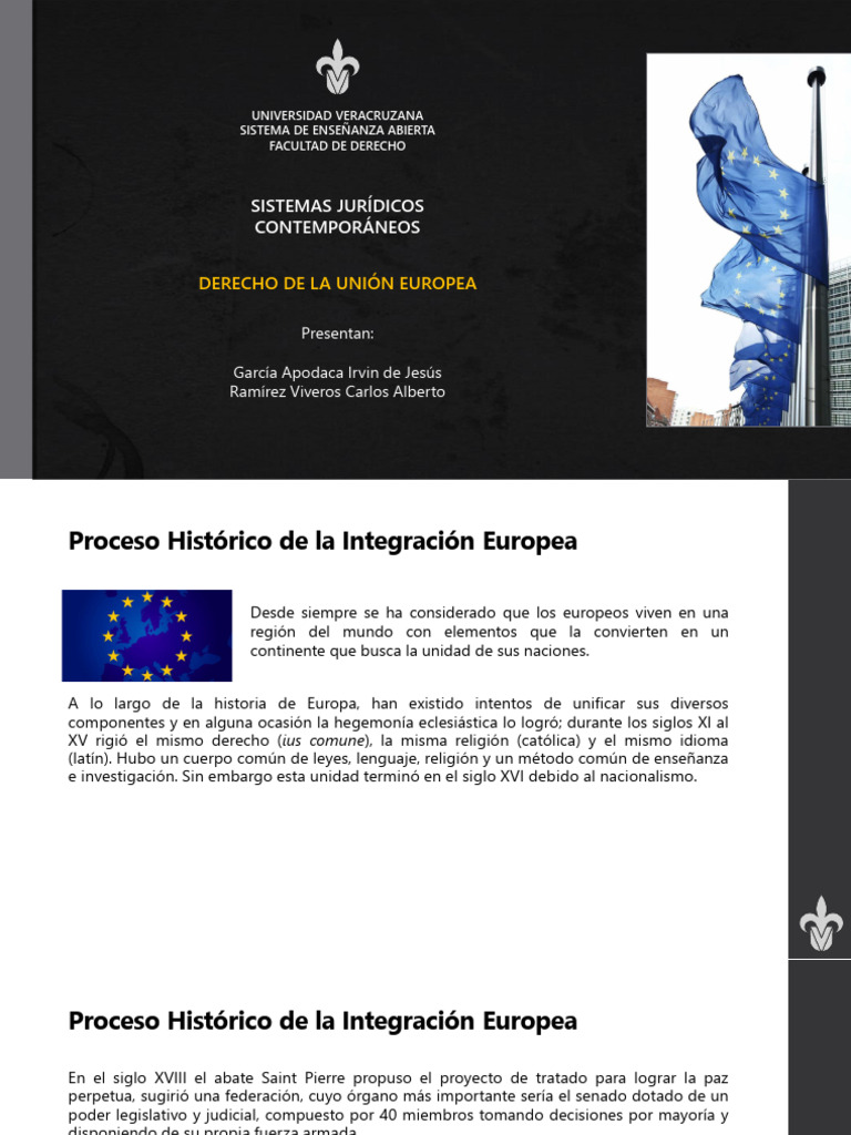 Exposición UE | PDF | Ley de la Unión Europea | Comunidad Económica Europea