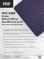 Adani 610W N-Type Bifacial Panel Datasheet | PDF | Electrical ...