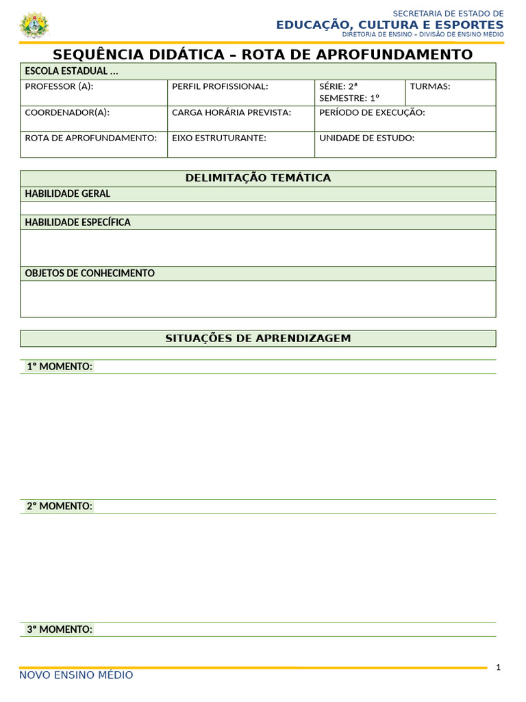Modelo de SD - ROTA (2) | PDF