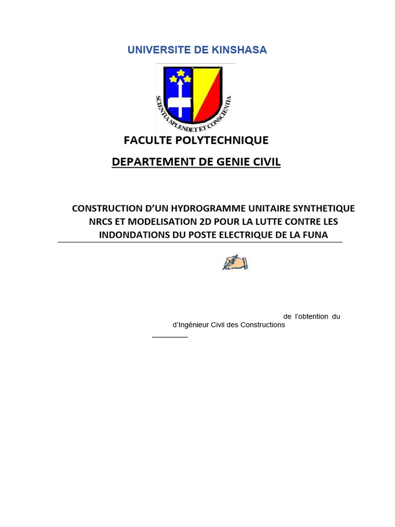 Hydrogramme Unitaire pour Inondations | PDF | Inondation | Kinshasa