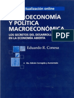  Macroeconomia y politica macroeconomica, eduardo conesa