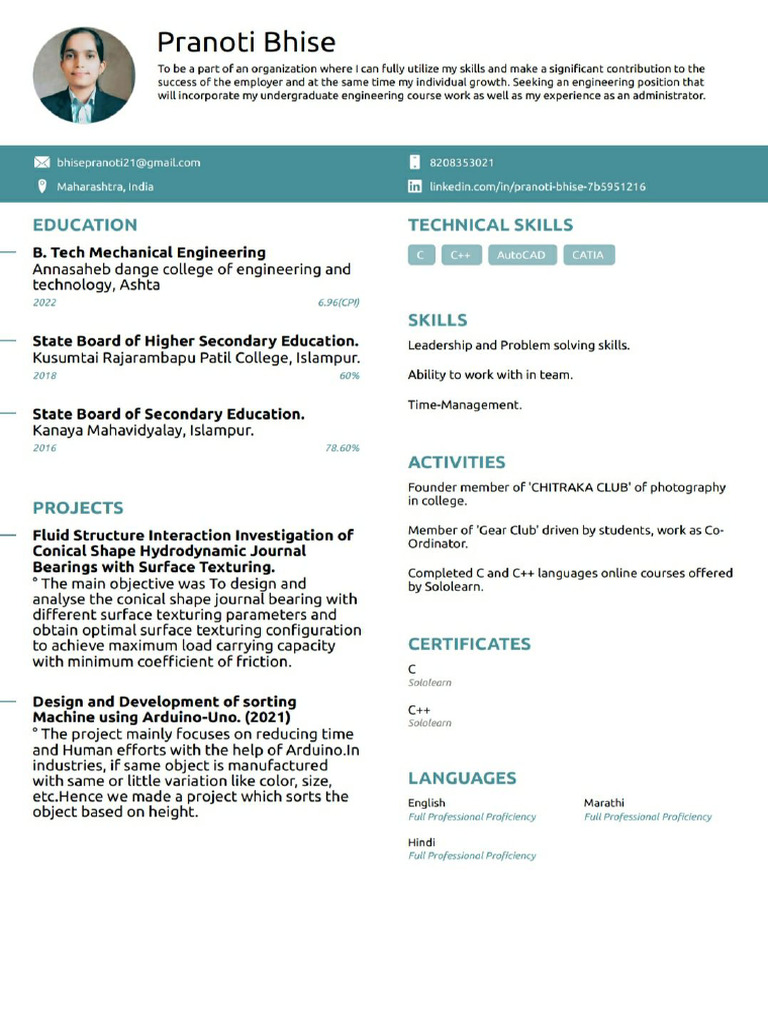 Resume PDF | PDF
