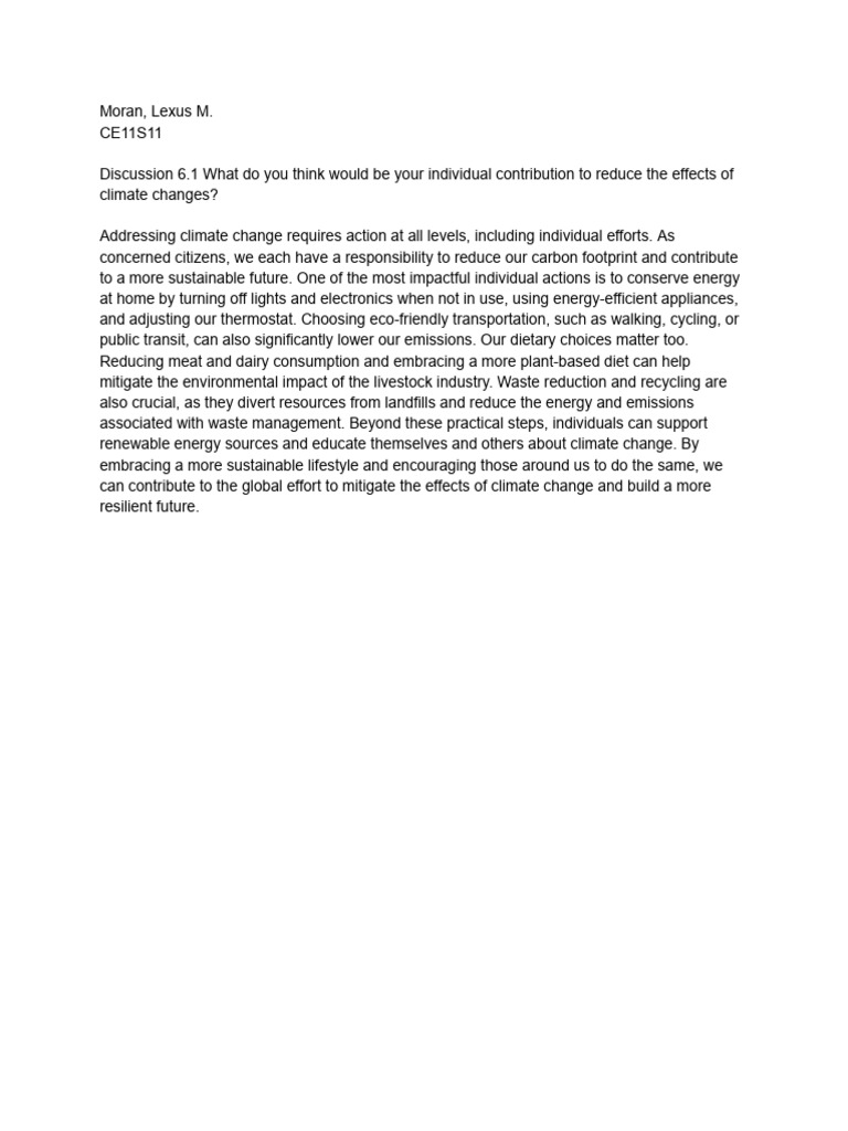 Climate Changes | PDF