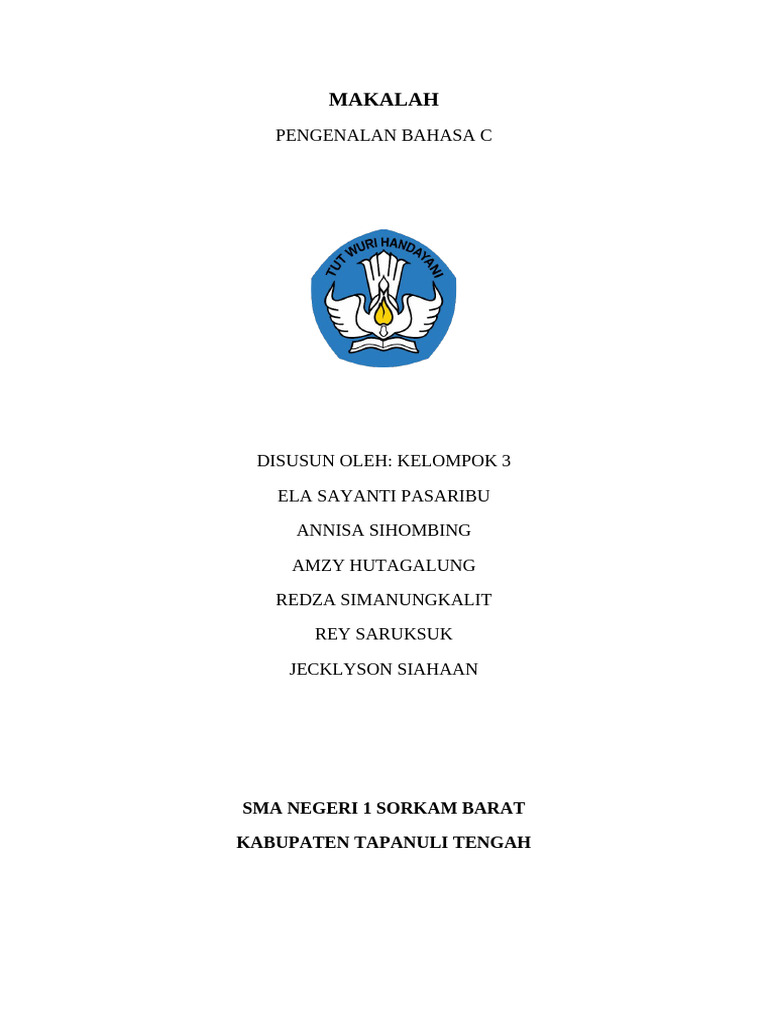 Pengenalan Bahasa Pemrograman C | PDF