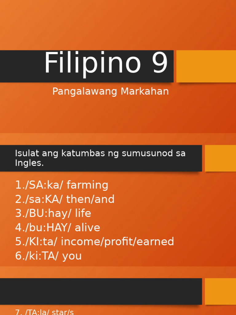 Filipino 9 3rd Quarter | PDF