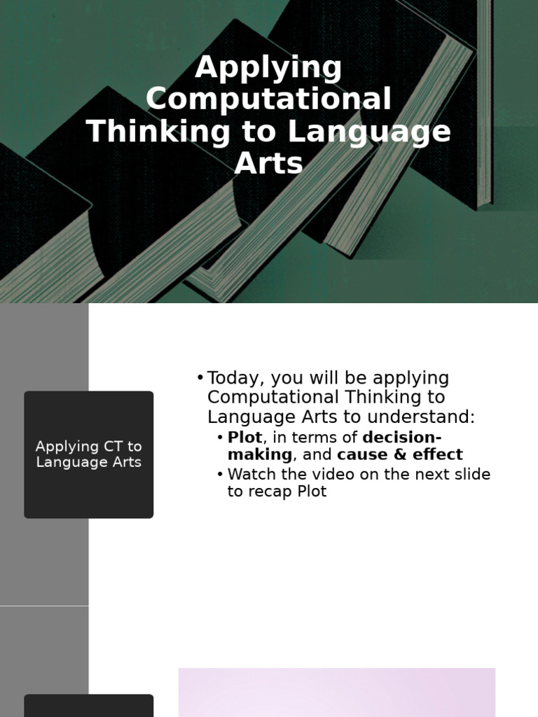 Computational Thinking in Language Arts | PDF | Plot (Narrative)