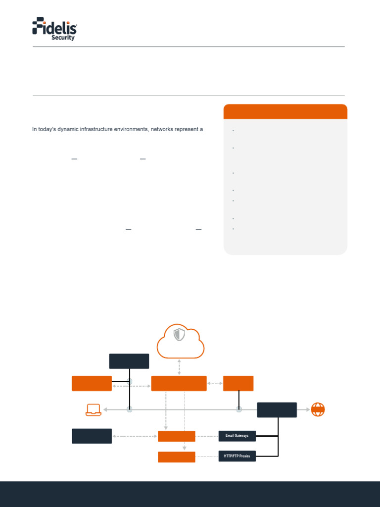 Fidelis Network Solution Brief | PDF | Security | Computer Security