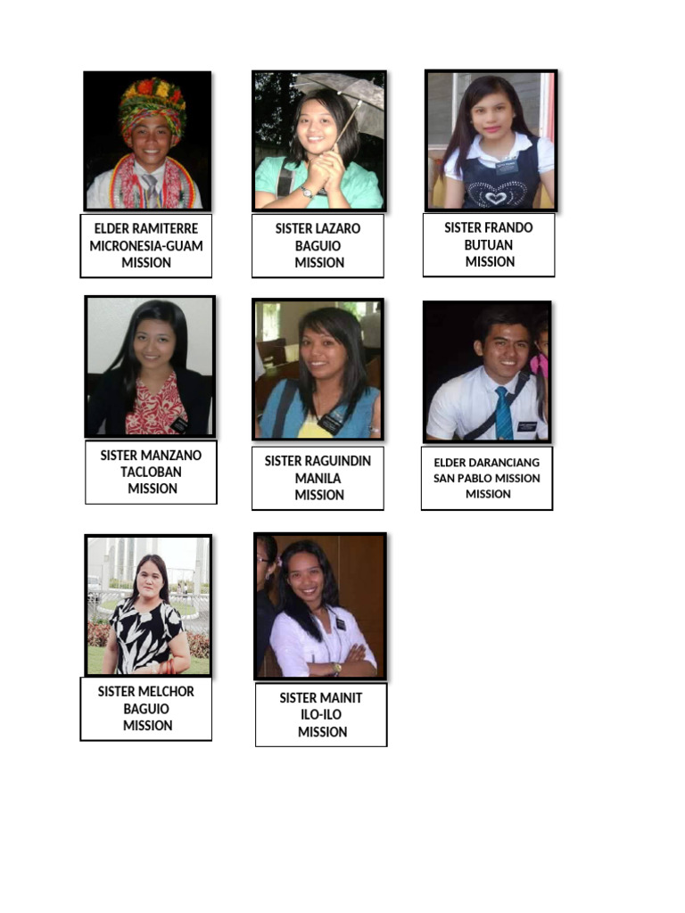 Mission Assignments in the Philippines | PDF