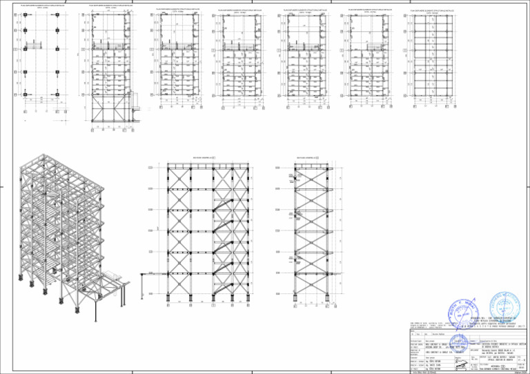 r10-03 Plan Dispunere Elemente Structurale Metalice - 33 | PDF