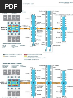 Denver Airport Terminal Diagram
