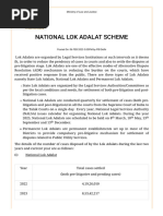 National Lok Adalat 2025 Schedule | PDF