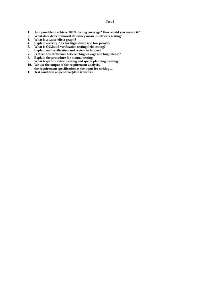 Key Concepts in Software Testing | PDF