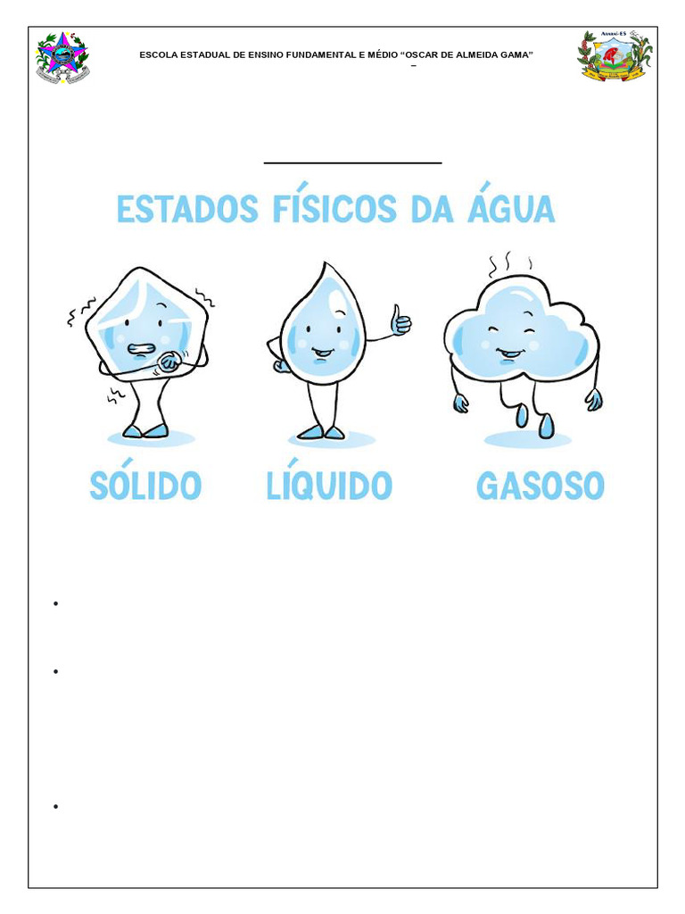 Estados Físicos da Água e Suas Mudanças | PDF | Água | Congelamento