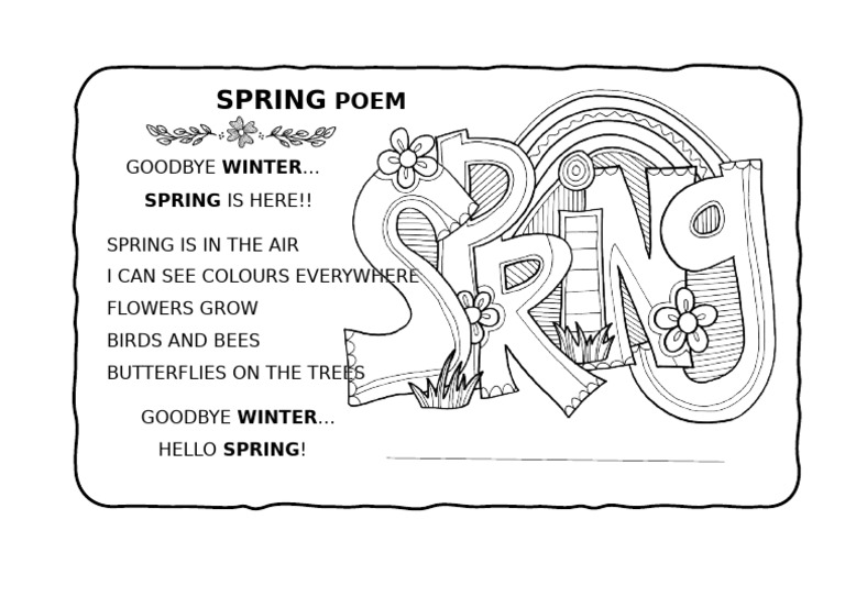 Spring Poem 2024 | PDF
