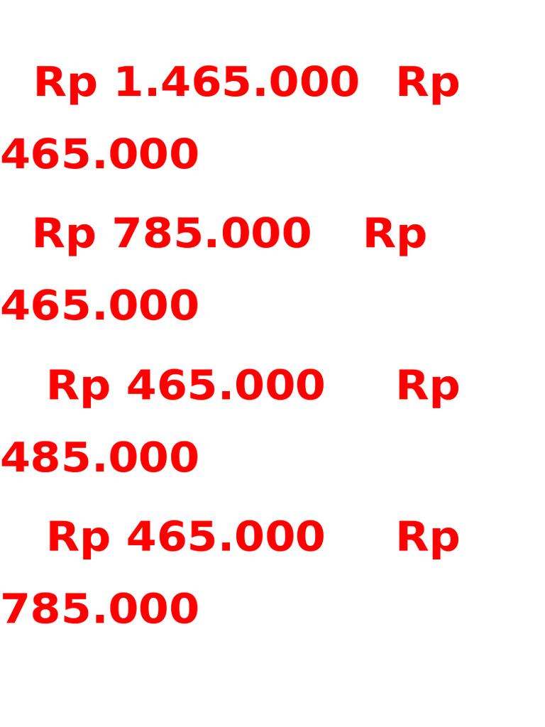 Harga Rak | PDF