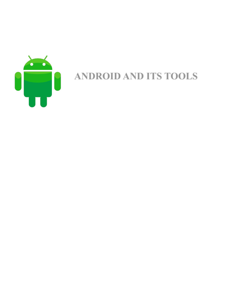 Android Development Overview and Features | PDF | Android (Operating ...