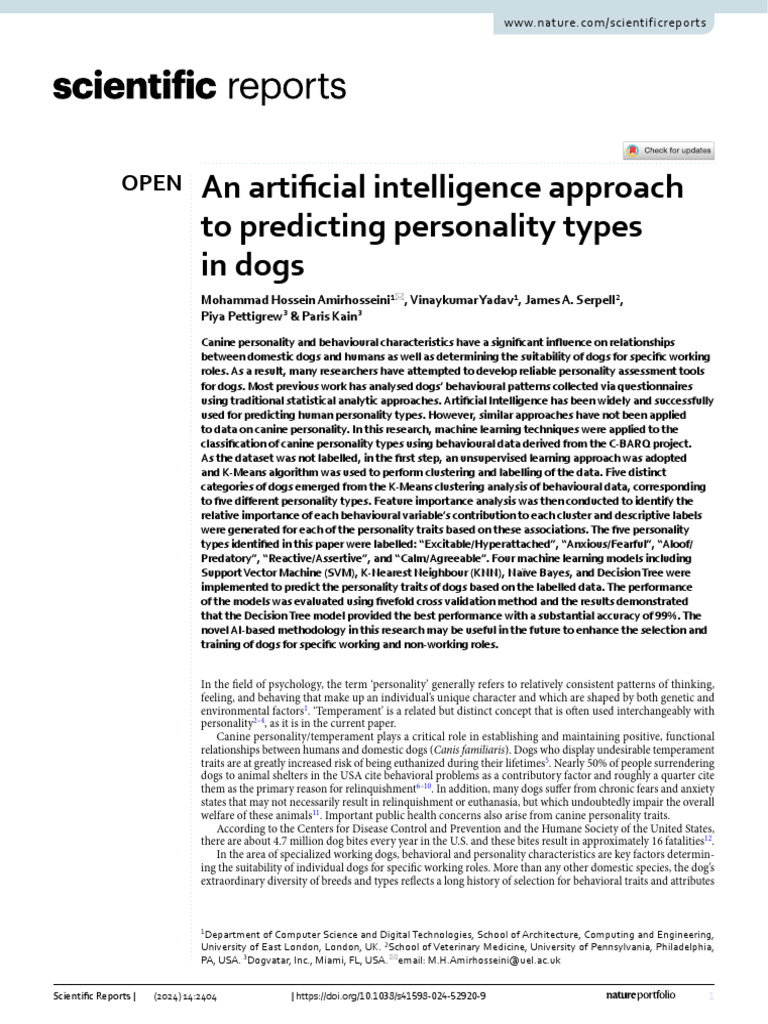 An Artificial Intelligence Approach To Predicting Personality Types in ...