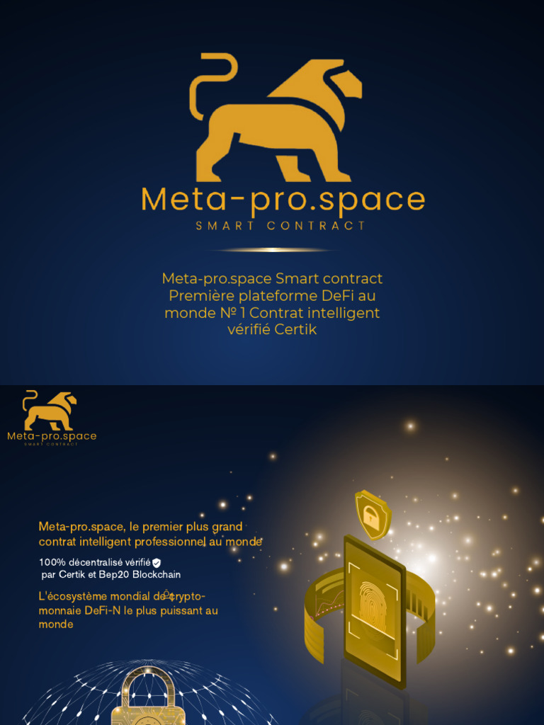 1 Meta Pro Smart Contract | PDF | Forex | Applications de cryptographie