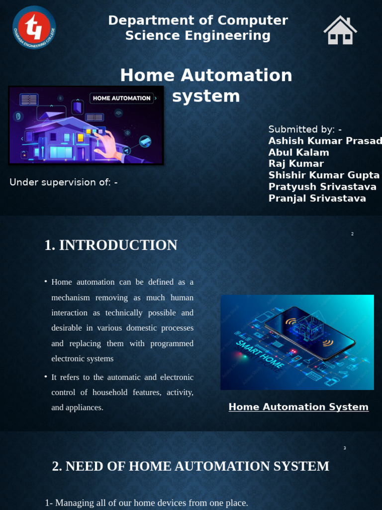 Home Automation System | PDF | Automation | Internet Of Things