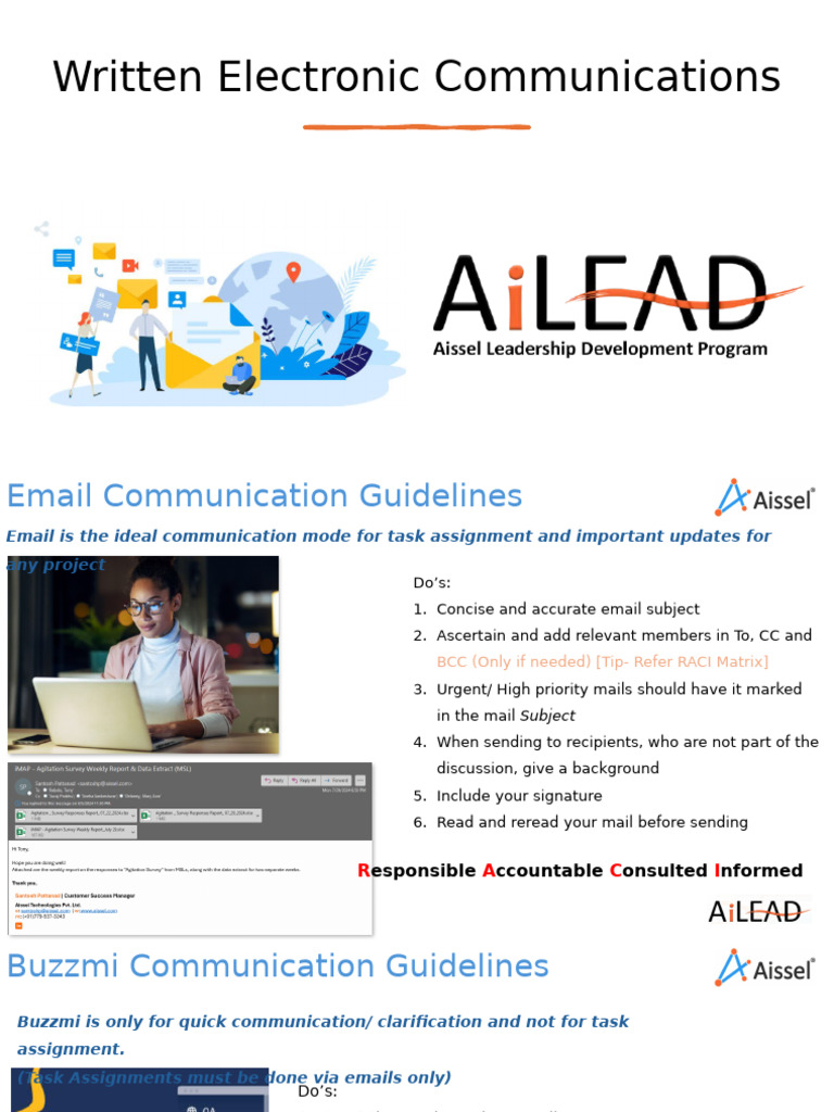 Written Electronic Communication-AiLead | PDF | Communication | Human ...