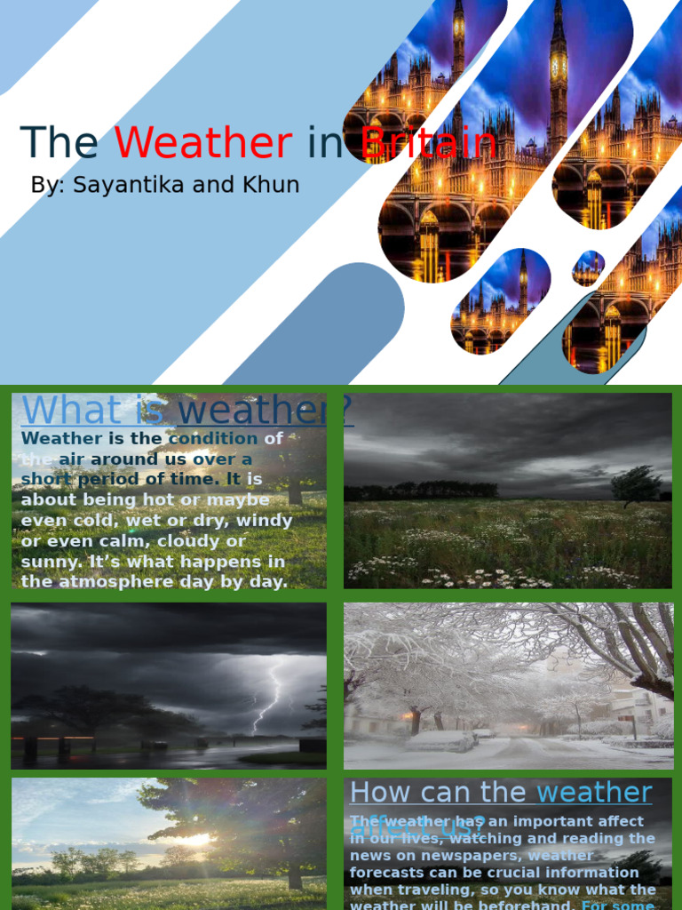 Weather Overview in Britain | PDF | Weather | Atmospheric Sciences