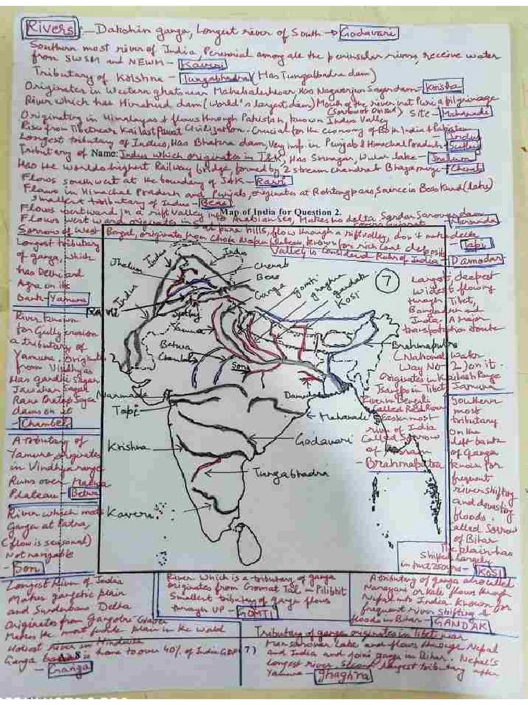 Indirect Questions On India Map | PDF